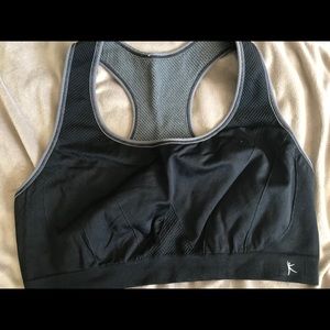 Black Danskin reversable Sports Bra size 2x
